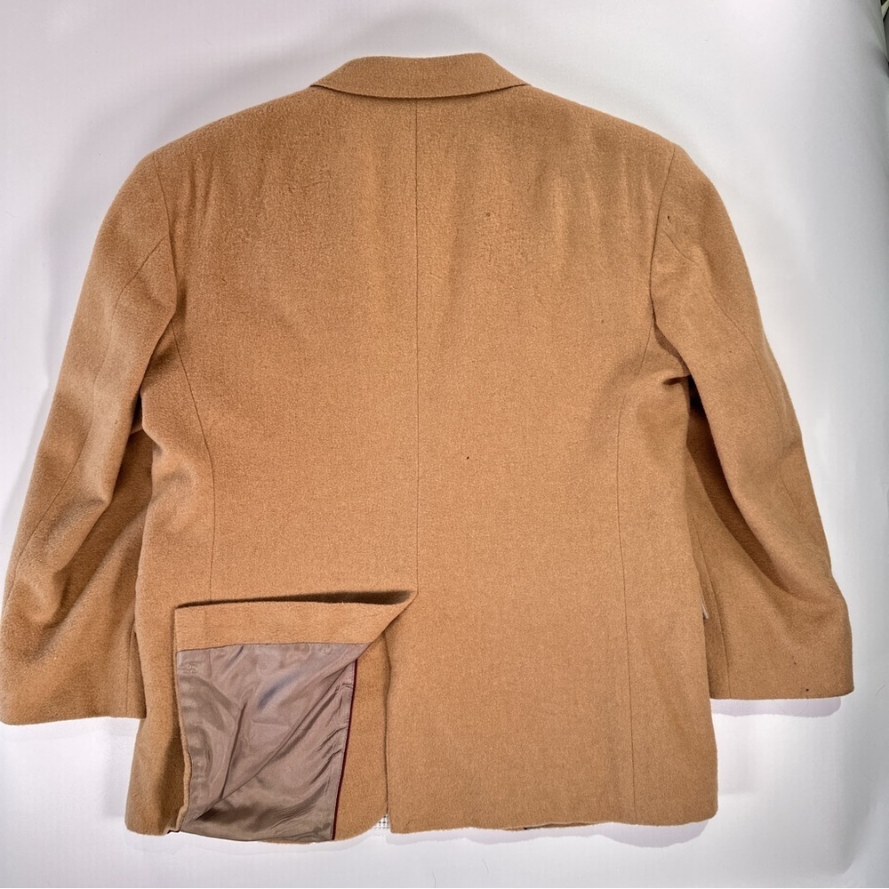Evan Picone Men’s Camel Hair Sport Coat 44 Short USA - Picture 10 of 16